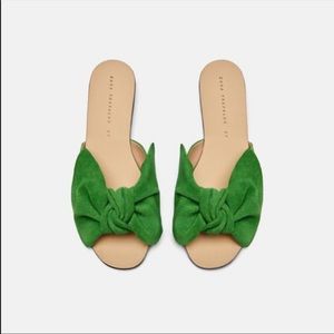 Zara | Suede Bow Sandals